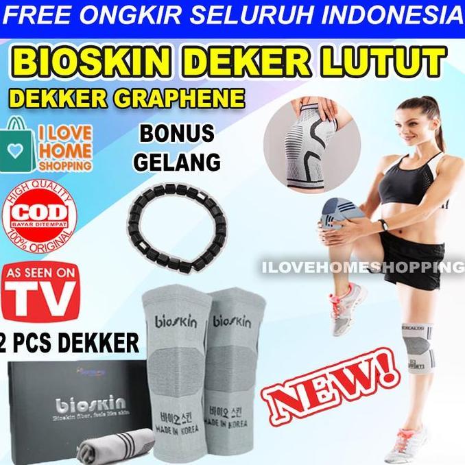 BIOSKIN DEKER LUTUT - BIO SKIN GRAPHENE DEKKER BONUS GELANG UKURAN S M L XL TERSEDIA COD 100% ORIGIN