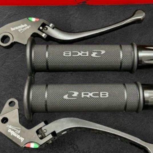 Paket 3In1 Handle Rem Lipat + Handgrip Rcb Hg55 + Jalu Stang Cnc / Stylo 160 Cbs Vario 160 Cbs Vario