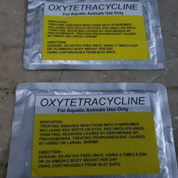 A128 OBAT IKAN HIAS OXYTERTRACYCLINE 5 GRAM OXY TETRACYCLINE
