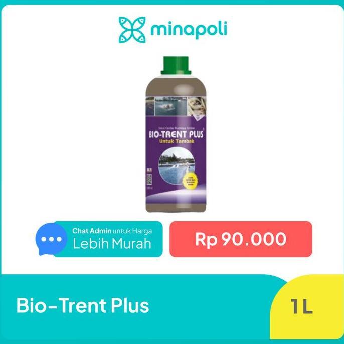 PROBIOTIK UDANG DAN IKAN BIO TRENT PLUS KEMASAN 1 LITER DENGAN LACTOBACILLUS BULGARICUS UNTUK OPTIMA
