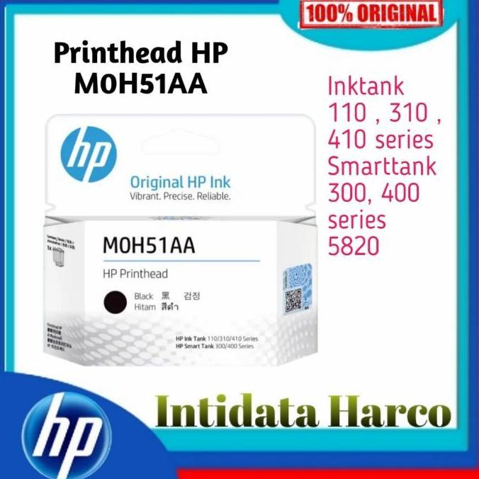 PRINTHEAD HP MOH51AA BLACK ( PRINTHEAD GT51 ) JAMIN ORIGINAL GT 51