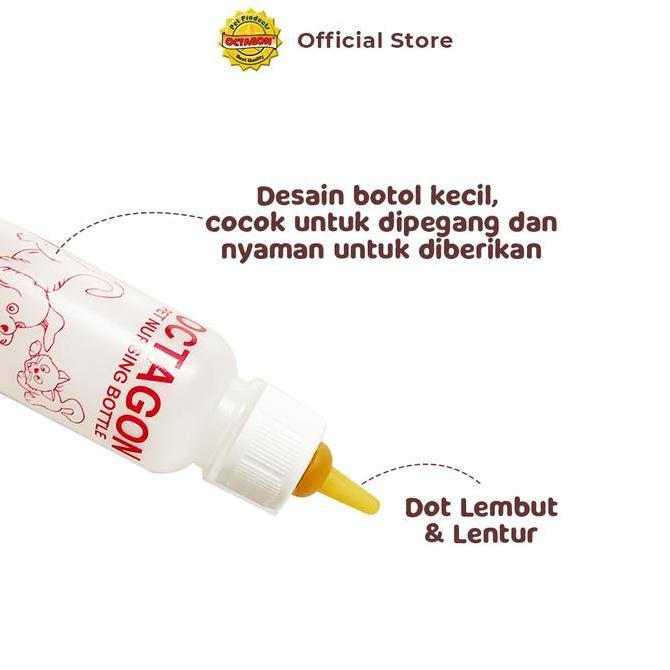 Botol Susu Anak Anjing Kucing 2oz | Dot Lembut Lentur | Pet Nursing Bottle