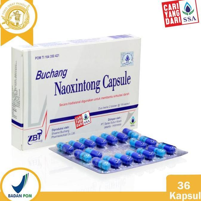 Buchang Naoxintong Capsule (Blister) / Obat Stroke