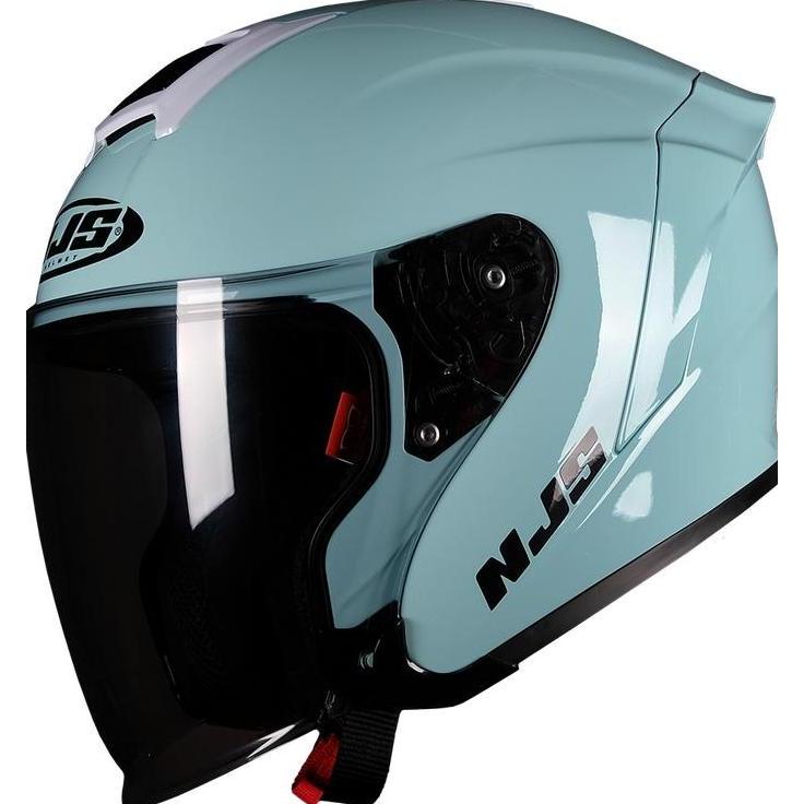 Comet- Njs Kairoz V1 Easy Green Solid - Helm Half Face | Microlock | Kairoz Polos | Kairoz | Njs | S