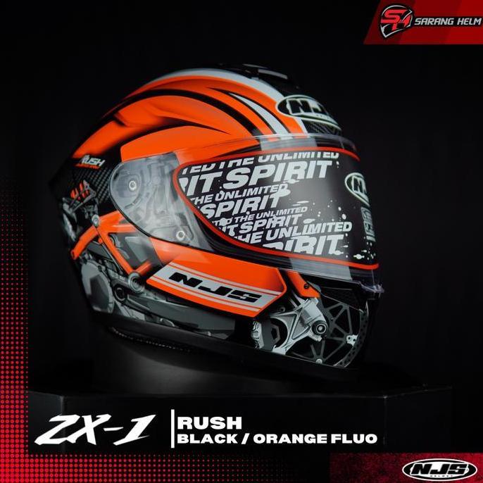 Comet- Njs Zx-1 Rush Helm Fullface