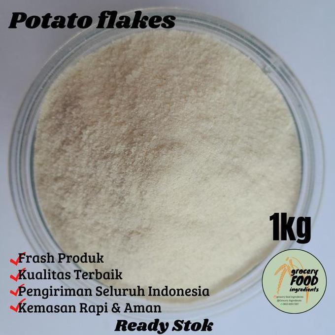 Yuks- Potato Flakes - 1Kg / Mashed Potato Flakes / Tepung Kentang