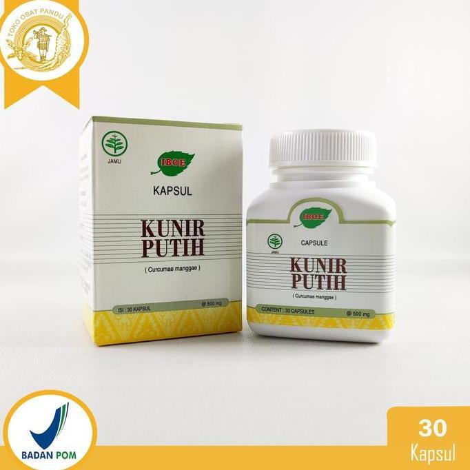 Kunir Putih Kapsul / Kapsul Kunyit Putih / Cap Iboe