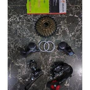 Groupset Shimano 7 Speed 3 X 7 Speed TZ50 TY300 TX35 Murah Ulir Freewheel Federal MTB Sepeda Lipat B