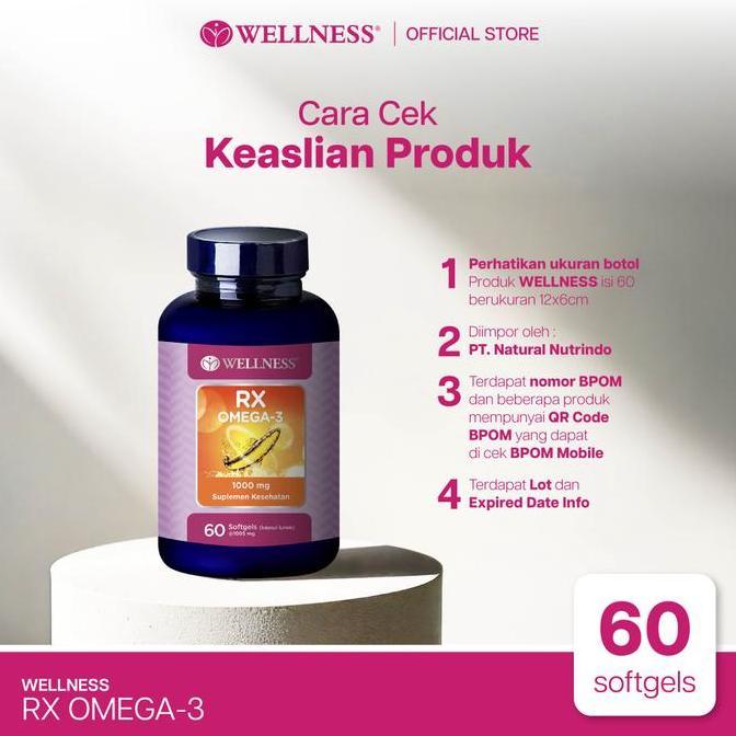 Fit- Wellness Rx Omega-3 - 60 Softgels