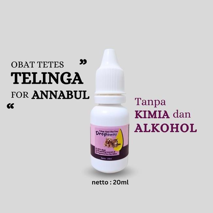 OBAT TETES TELINGA KUCING 15ML MENGOBATI LUKA KUPING KUCING EARMITES - YOUVERA