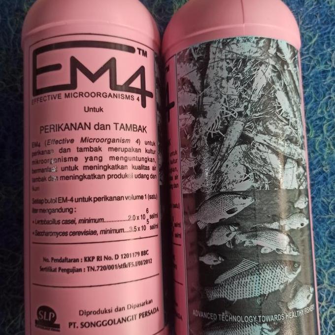 EM4 PERIKANAN PROBIOTIK EM 4 TAMBAK UDANG IKAN LELE NILA 1 LITER