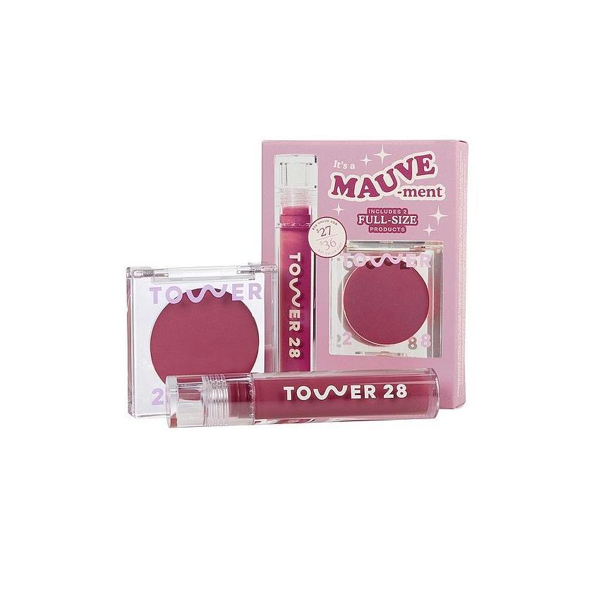 Tower 28 It'S A Mauve-Ment Lip & Cheek Duo _ Original