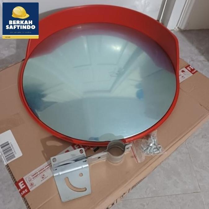 Convex Mirror 100cm / Cermin Simpang Jalan / Cermin Safety / Convex Mirror Outdoor 100 cm