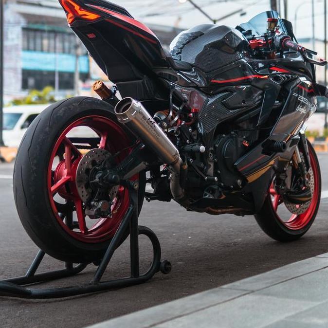 Knalpot zx25r custom model Arrow fullsystem