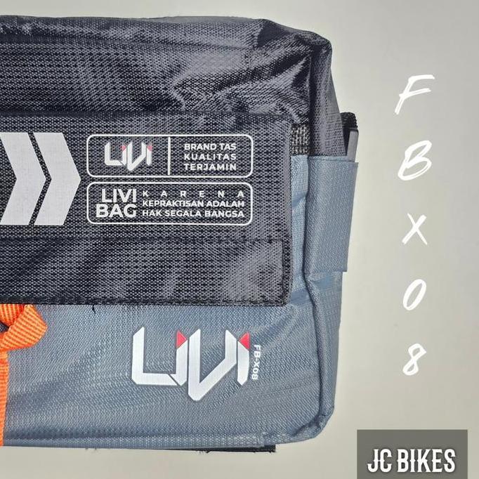 Promo Tas Front Block Depan Sepeda Lipat Livi FB-X08 by Element, Bicycle Frontblock Bag / Waist Bag 