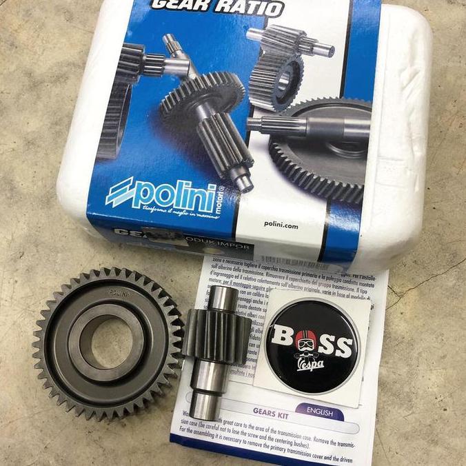 Secondary Gear Ratio Polini 3V Vespa Sprint Primavera GTS S LX LXV