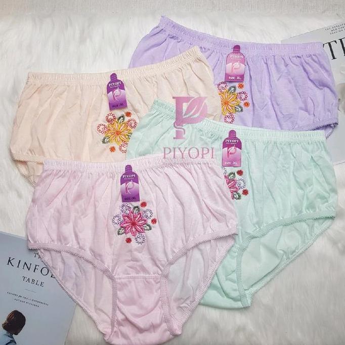 Donje- Cd Nita Katun Bordir 4L 3L Xl L Celana Dalam Nita Desa 3Pcs 6Pcs 12Pcs