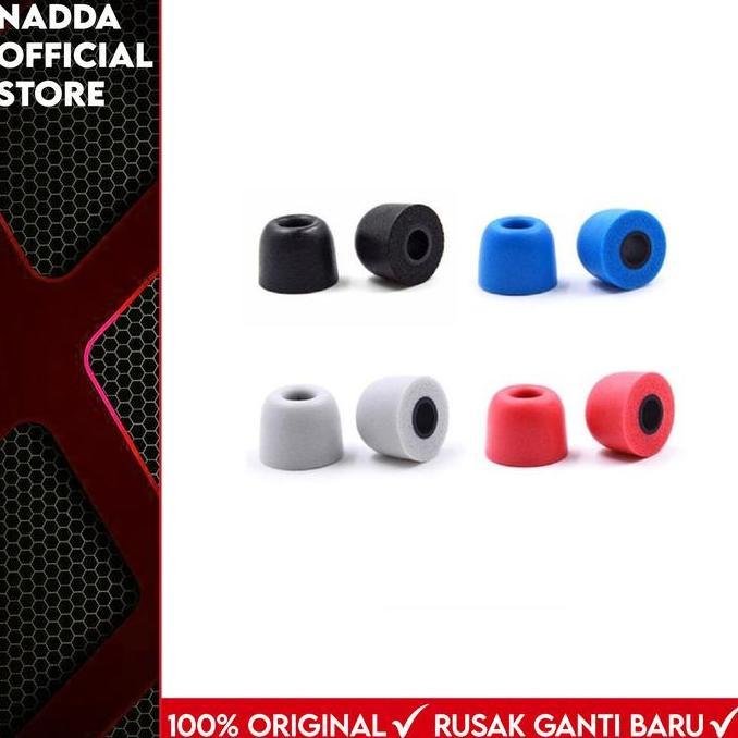 Promo Foam Eartips 4 Pasang Like Kz Foam Eartips / Trn Eartips / Qkz T400 Cod