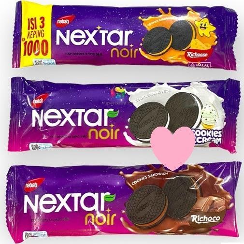 NEXTAR NOIR RICHOCO 18 gram COKLAT COOKIES RENCENG 1000 GRATIS PULSA 18 gr SNACK MAKANAN RINGAN CEMI