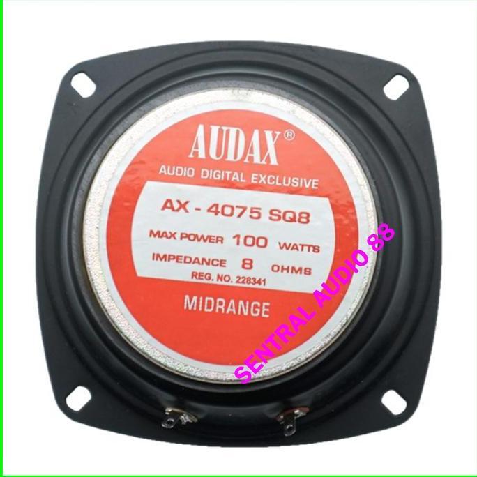 Promo Audax Ax-4075 Sq8 Speaker 4 Inch Mid Range Ax4075 Middle Speaker 4" 4In Original Cod