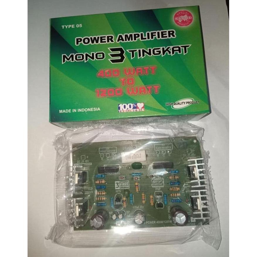 KIT POWER AMPLIFER MONO 3 TINGKAT 400W TO 1200W MD27