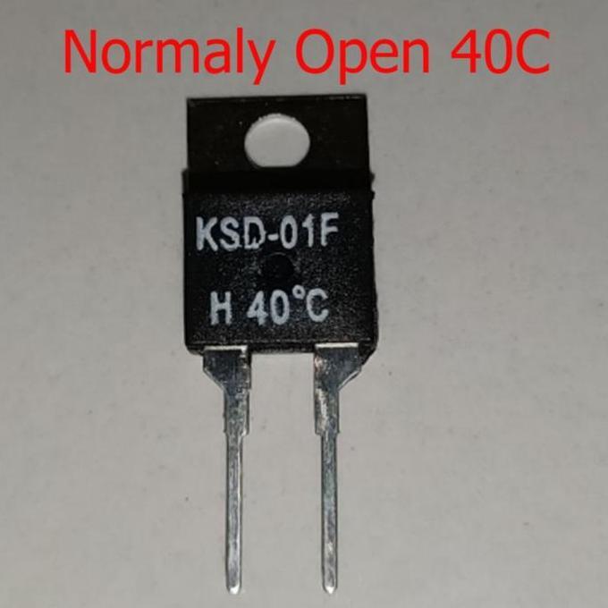 KSD-01F KSD01 KSD 01 H 40C NO THERMAL SWITCH TEMPERATURE SENSOR THERM MD27