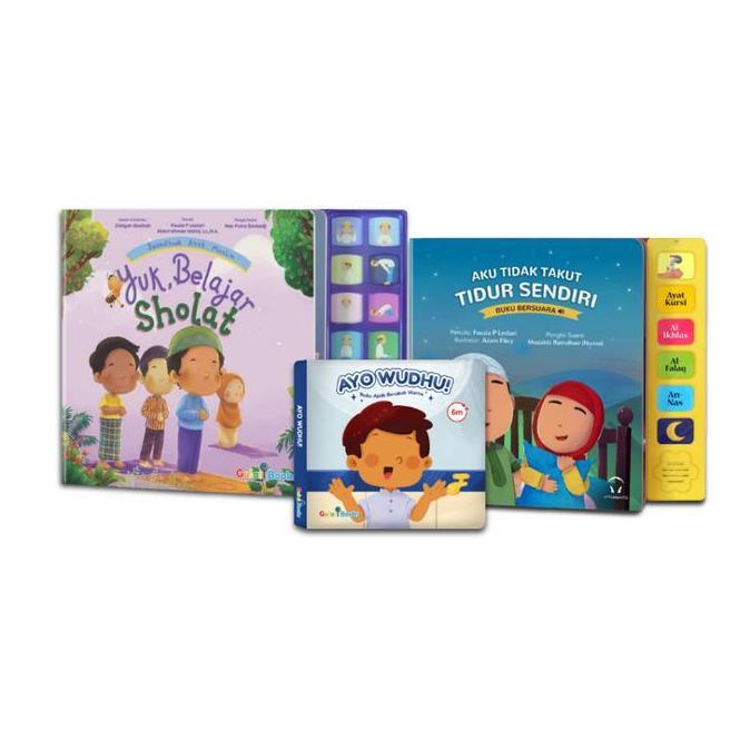 Gulalibooks Bundling Kado Anak - Yuk Belajar Sholat+Nussa+Ayo Wudhu