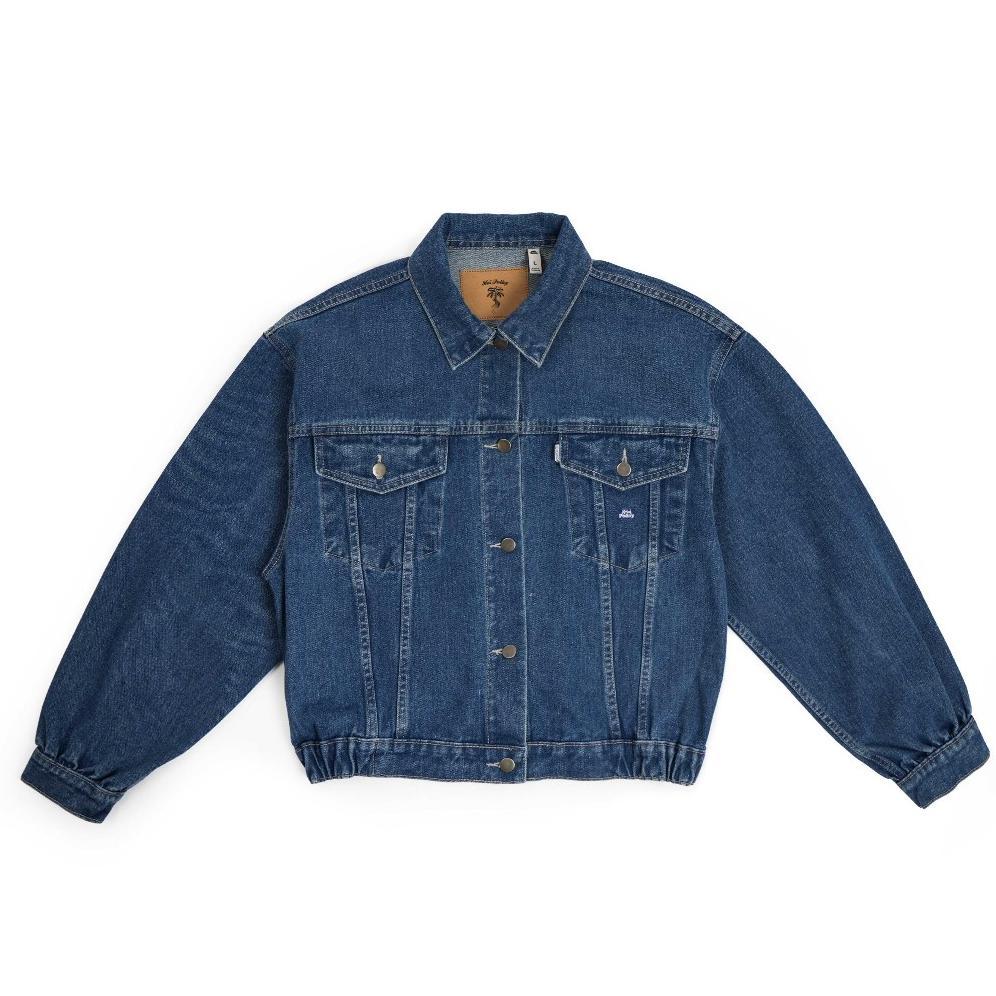 HOT DEALS HOI POLLOY - PEBBLE DENIM JACKET (BLUE)