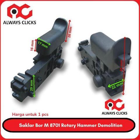 Saklar Bor M8701 Rotary Hammer Sds M 8701 Mesin Bor Makita