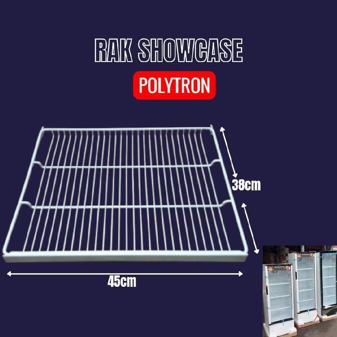 rak showcase polytron / ambalan showcase polytron Besi