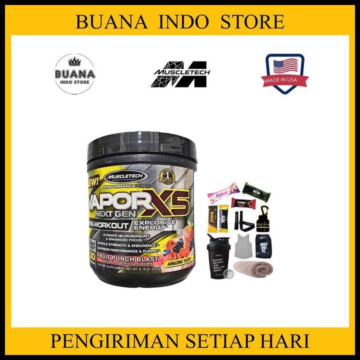 Good Quality Muscletech Next Gen Vaporx5 Preworkout - Suplemen Pwo Fitness