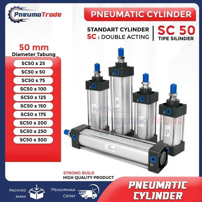 Cylinder Air Pneumatic Silinder Sc50 Terbaru 