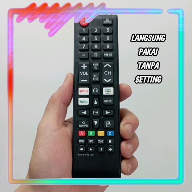 Remot Remote TV Universal Tanpa Setting Samsung UN50TU7000 UN43TU7000 UN50TU7000F UN43TU7000F UN43TU