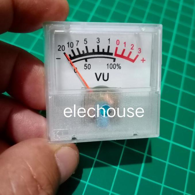 VU METER NIKO KECIL ANALOG PANEL SIGNAL AUDIO RADIO GRH27