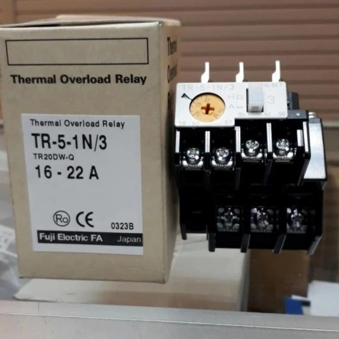 Thermal Overload Relay Fuji Tr-5-1N/3 Tr5-1N Tr51N/3 Fuji Terbaru 