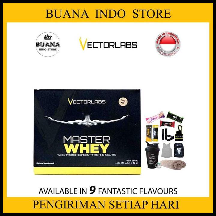 Terlaris Vectorlabs Master Whey 1 Lbs | Vl Whey Protein 1Lbs 12 Sachet - Varian Rasa