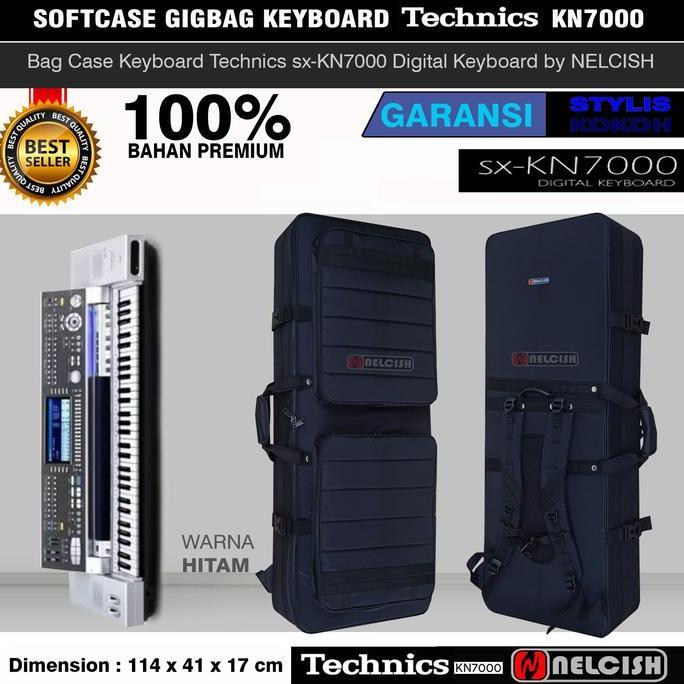 Softcase Tas Gigbag Keyboard Technics KN7000 Digital Keyboard Bag Case sx-KN 7000 by NELCISH