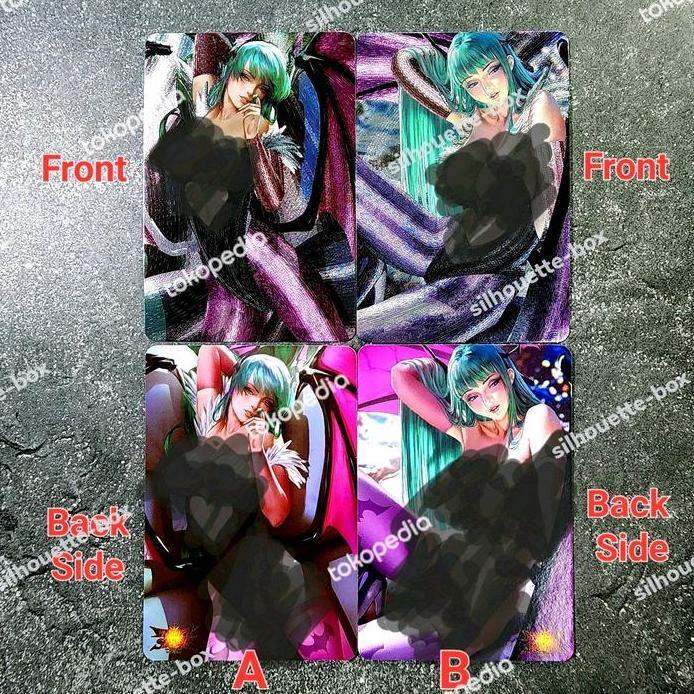 ZD Darkstalkers Morrigan Aensland Metallic Hairline Texture Card