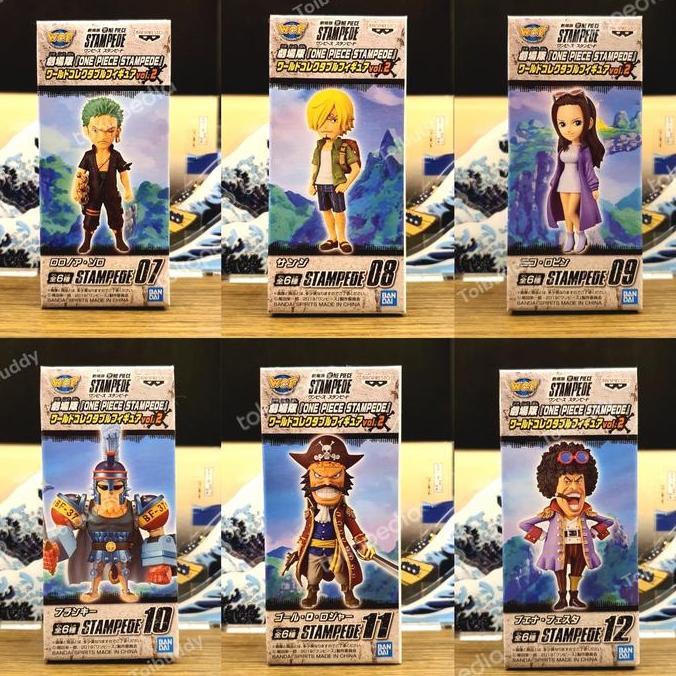 WCF Stampede Zoro Sanji Robin Franky Roger Buena Festa