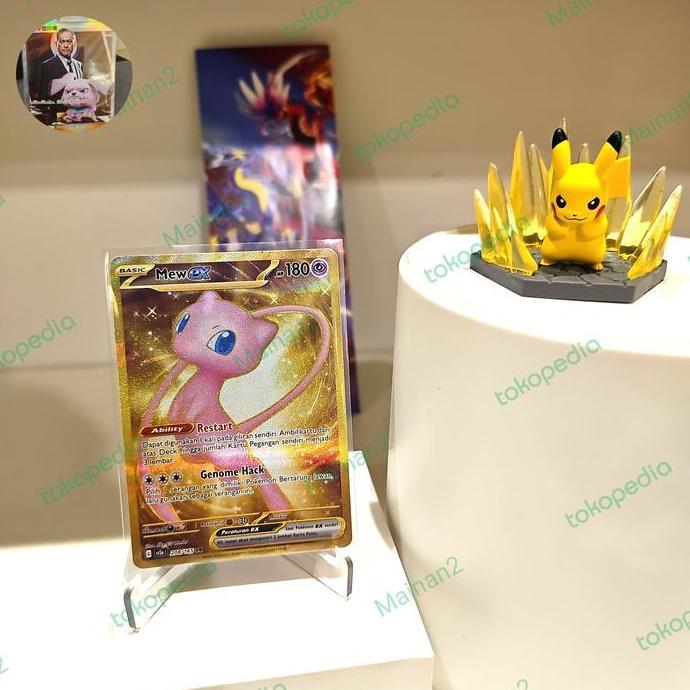 Mew Ex UR pokemon 151 tcg indo Sv2a