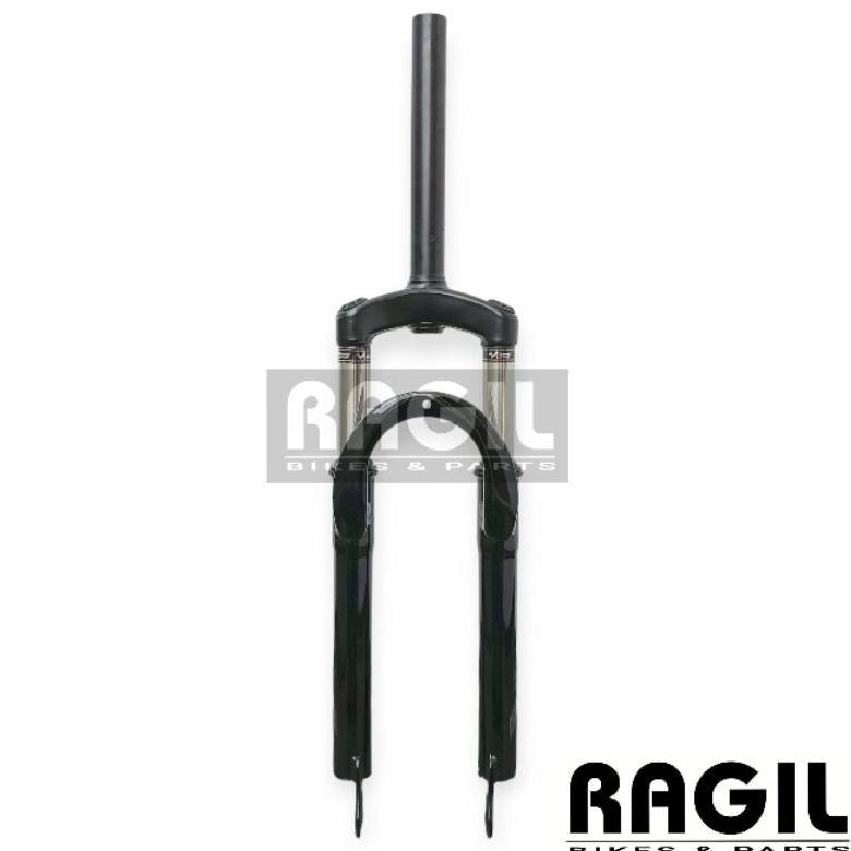 Fork Sepeda 24 26 Inch Atlantis Suspensi Mtb Garpu Porok Oversize Os 31.8 Hitam 24" 26"