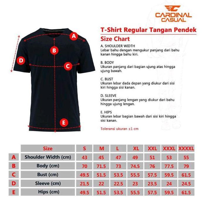 KAOS CARDINAL JEANS PREMIUM QUALITY PUTIH