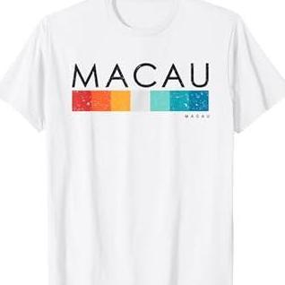 KAOS MACAU MAKAU HONGKONG CHINA - BAJU MACAU HONGKONG CHINA - SOUVENIR MACAU HONGKONG CHINA BANYAK M