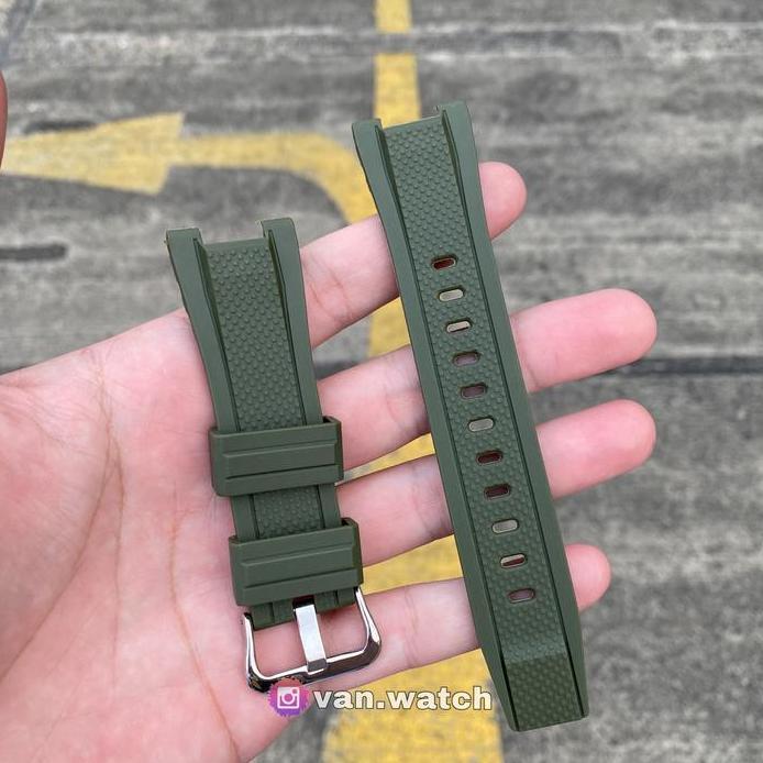 STRAP CASIO GSHOCK GST 100 GST B100 GST S100 S200 HIJAU AM