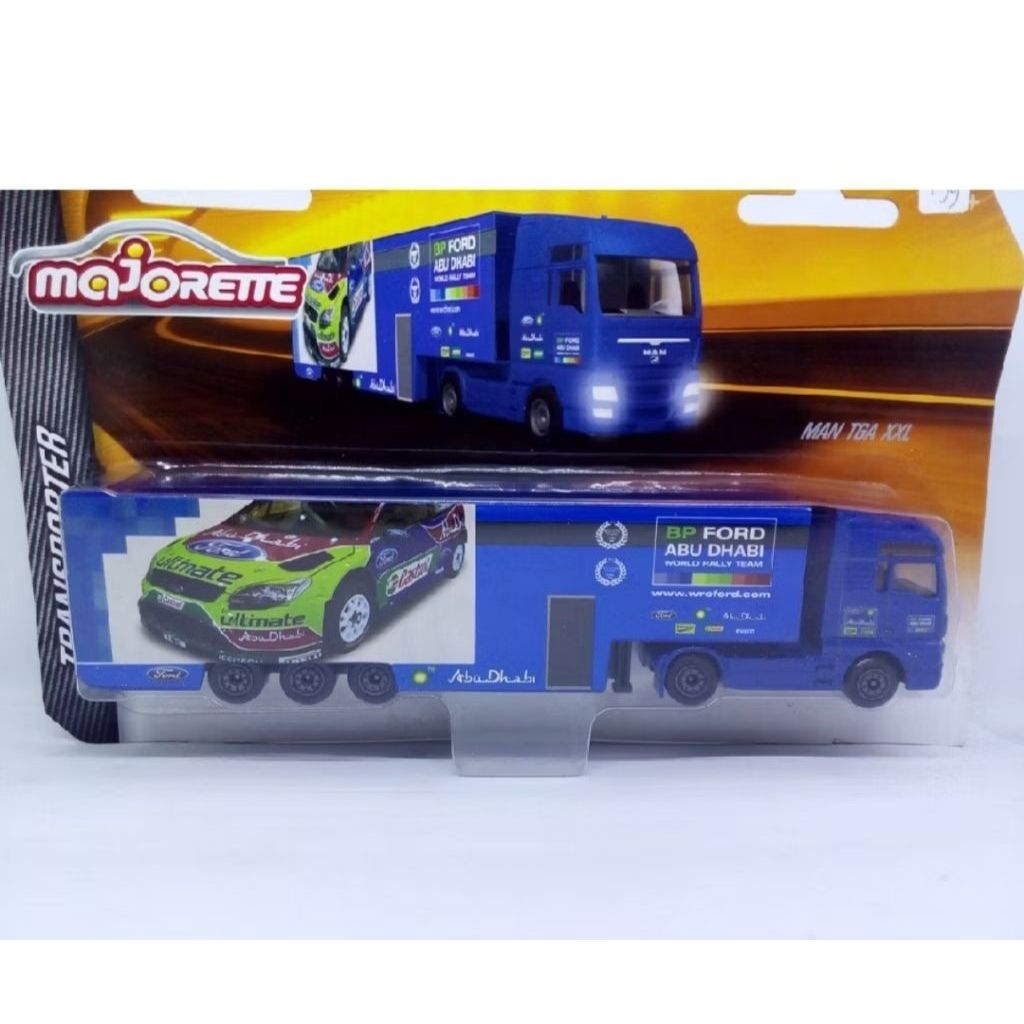 Diecast Truck Majorette Truck Trasporter Ford Abu Dhabi