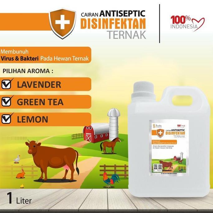 PROMO Disinfektan Alami Premium Kandang Ternak Sapi,Kambing ,Ayam 1 Liter.