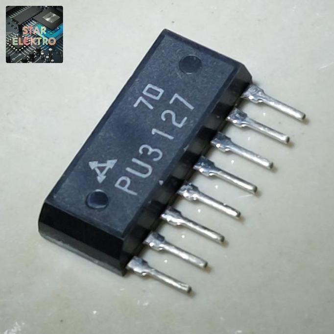 PU3127 SIP-8 PU 3127 IC ZIP-8 ECU MOTOR DRIVER CHIP SILICON TRIPLE NPN DIFFUSER PLANAR DARLINGTON 3A