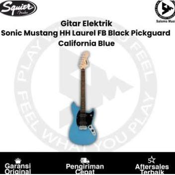 Gitar Elektrik Mustang HH Squier Sonic Varian Warna Original