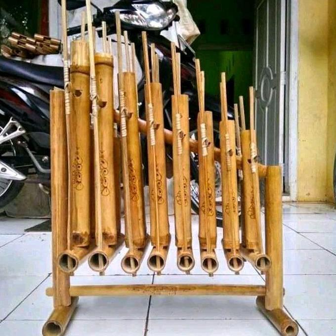 MAINAN EDUKASI ANAK. MAINAN ANGKLUNG 1 OKTAF