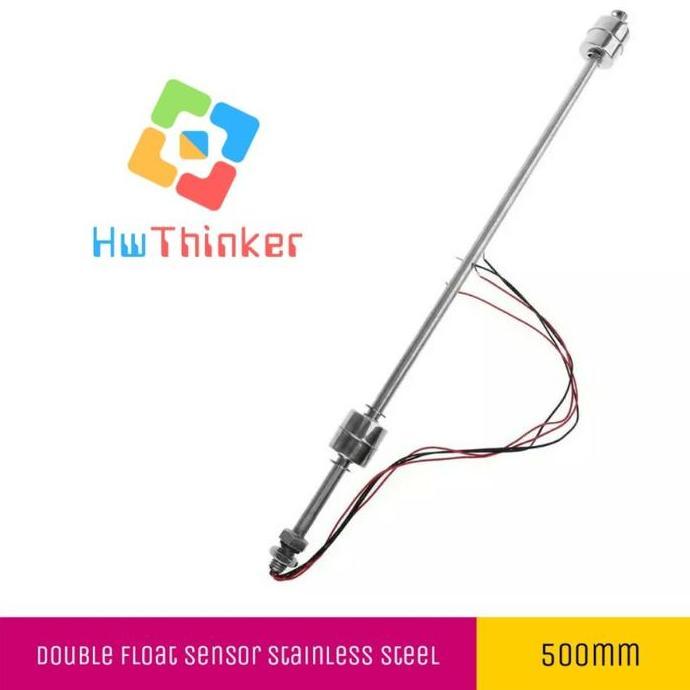 DOUBLE FLOAT SWITCH 500MM DUAL STAINLESS SUS304 WATER LEVEL AIR SENSOR